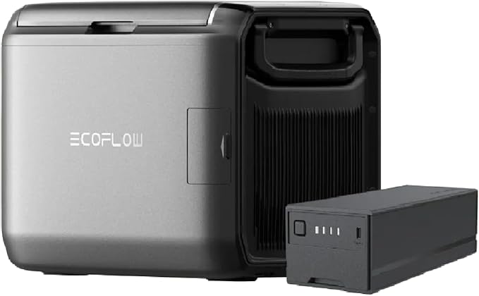 EcoFlow Glacier Classic 45L Portable Fridge Freezer | 39H Cooling | Detachable Battery | 6 Way Charging | App Control